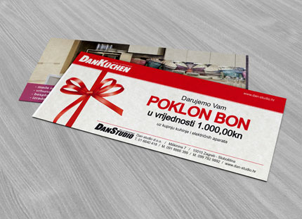Printanje poklon bonova